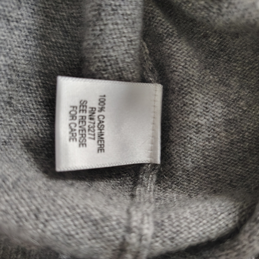 Apt 9 Cashmere Argyle Grey And Purple Sweater M - Picture 11 of 11